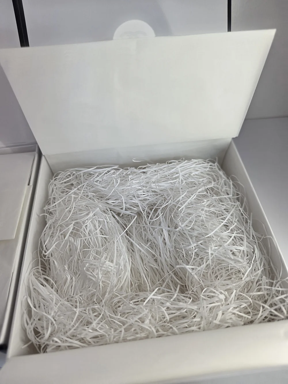 Authentic Chanel White Gift boxes W/ packaging Tissues- 5 Piece Set